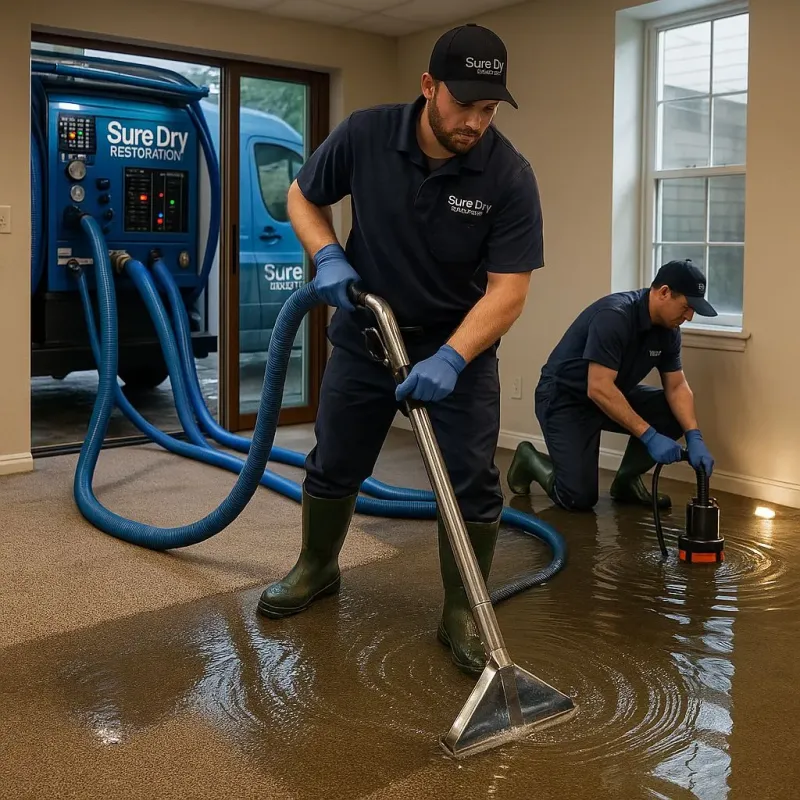 Water Extraction and Removal process in Americus, GA